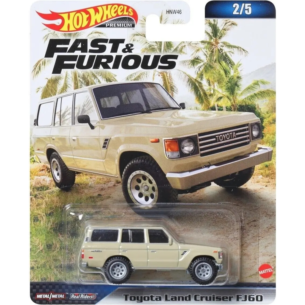 Машина Hot Wheels Колекційна модель Toyota Land Cruiser FJ60 серії Форсаж (HNW46/HNW53) - зображення 3