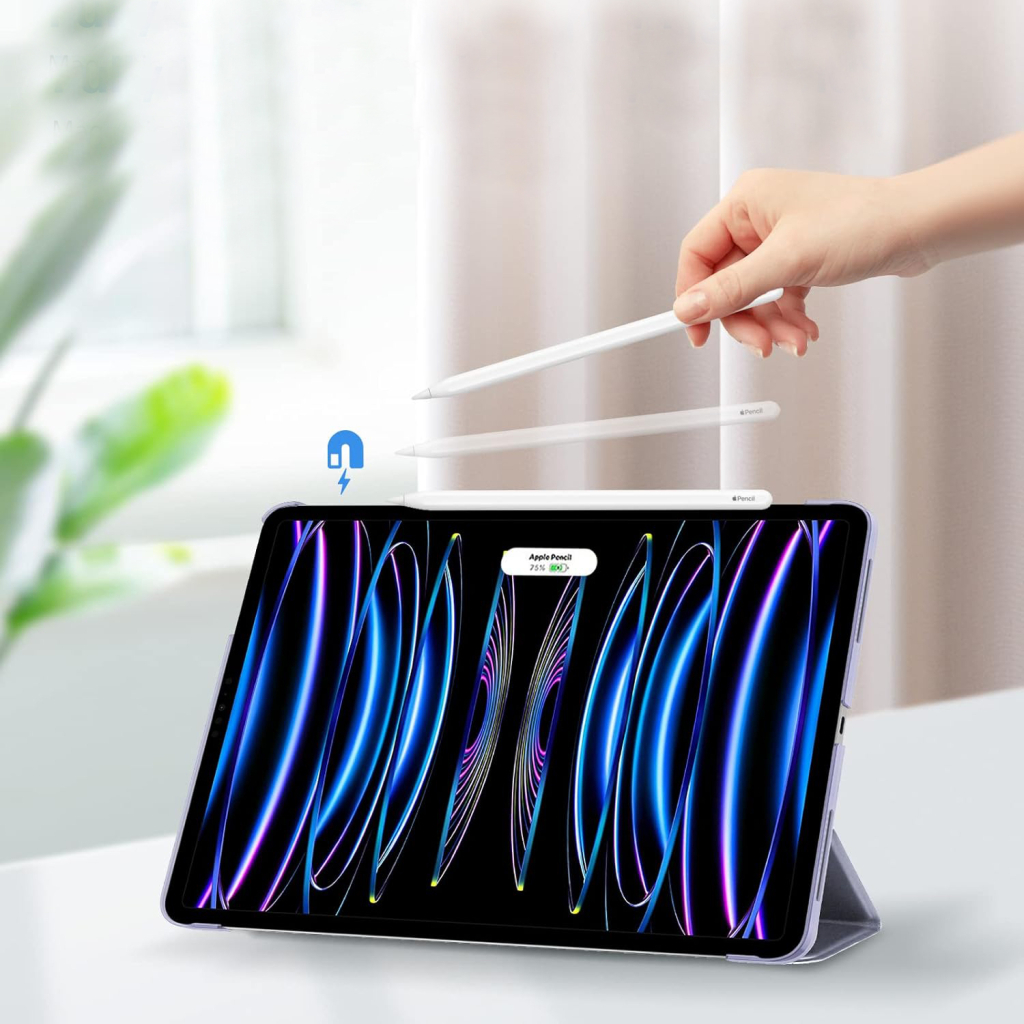 Чохол до планшета BeCover Tri Fold Hard Apple iPad Air 13" M2/M3 (2024/2025) Purple (711725) - зображення 4