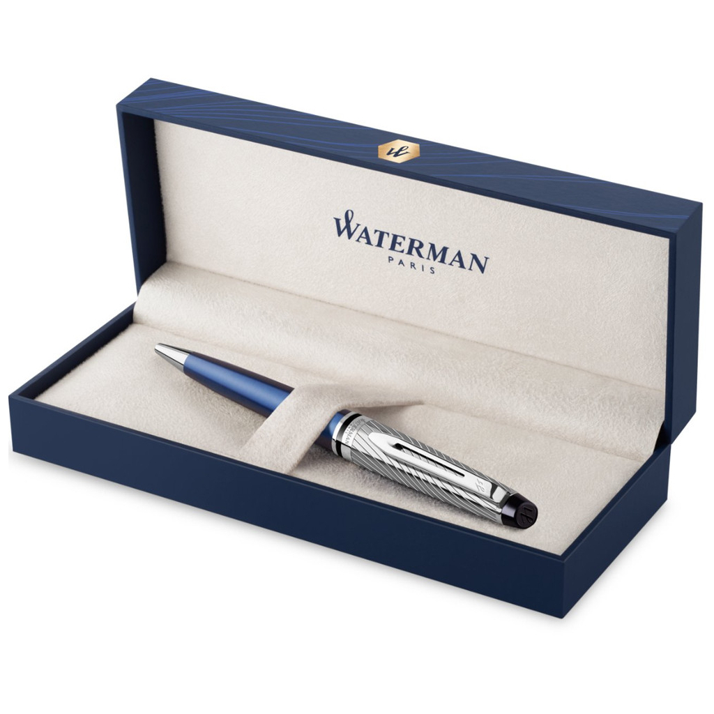 Ручка кулькова Waterman EXPERT Deluxe Metallic Blue CT BP (20 051) - зображення 4