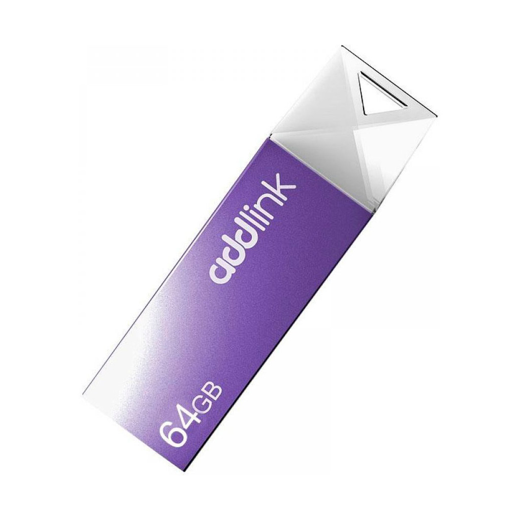 USB флеш накопичувач AddLink 64GB U10 Violet USB 2.0 (ad64GBU10V2) - зображення 1
