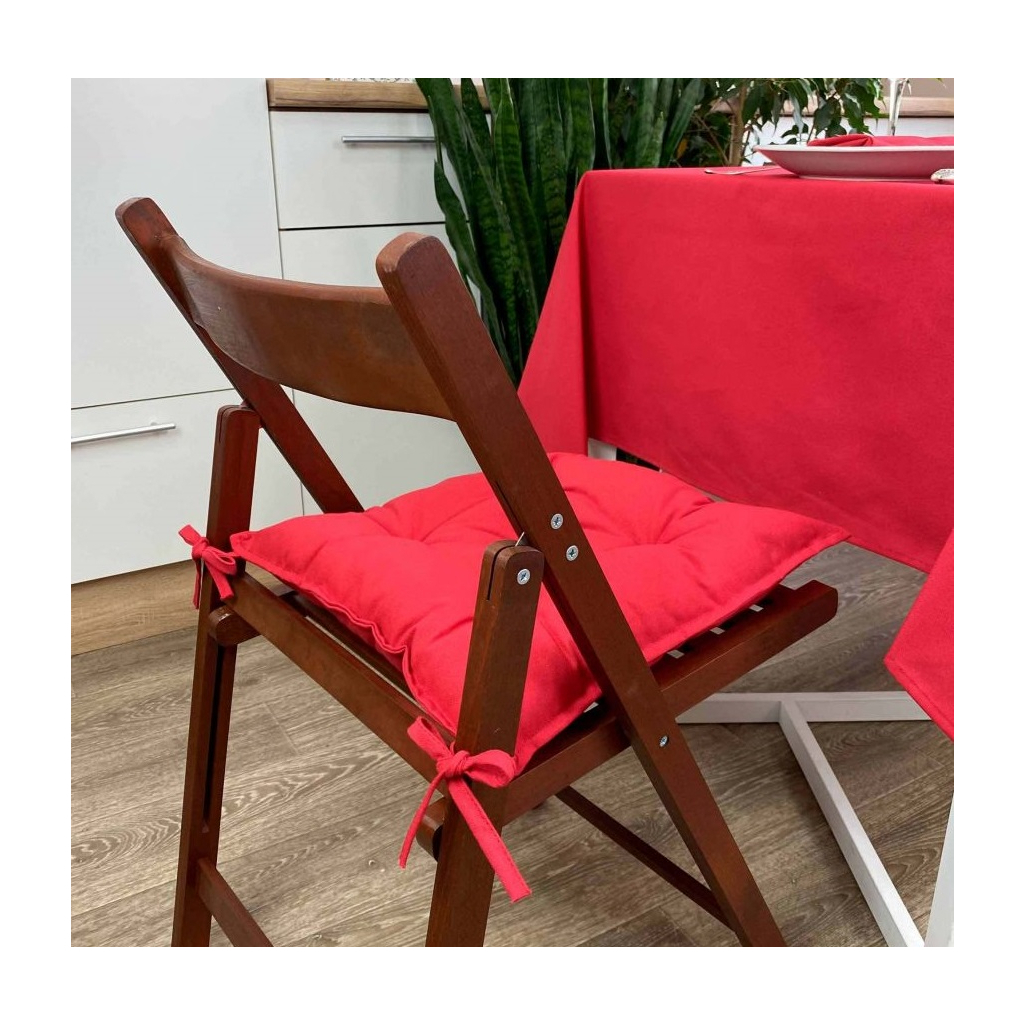 Подушка на стілець Прованс Червона 40х40 (4823093429406) - зображення 3