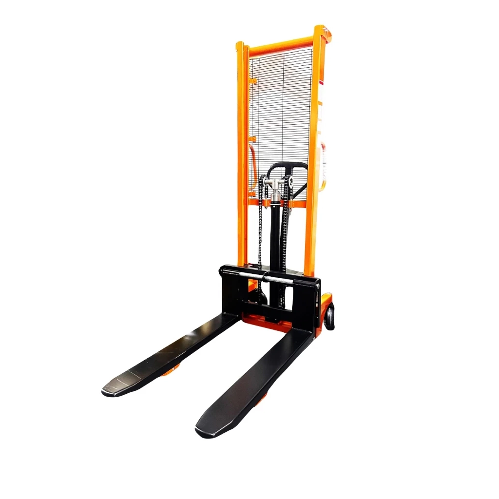 Штабелер GTM гідравлічний 1000кг, підйом-1,6м, довжина вил 1,15м (SFH1016E) - зображення 1