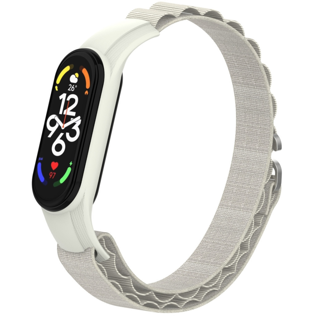 Ремінець до фітнес браслета Armorstandart AlpinaStyle Band для Xiaomi Mi Band 7/6/5/4 Starlight (ARM64990) - зображення 4