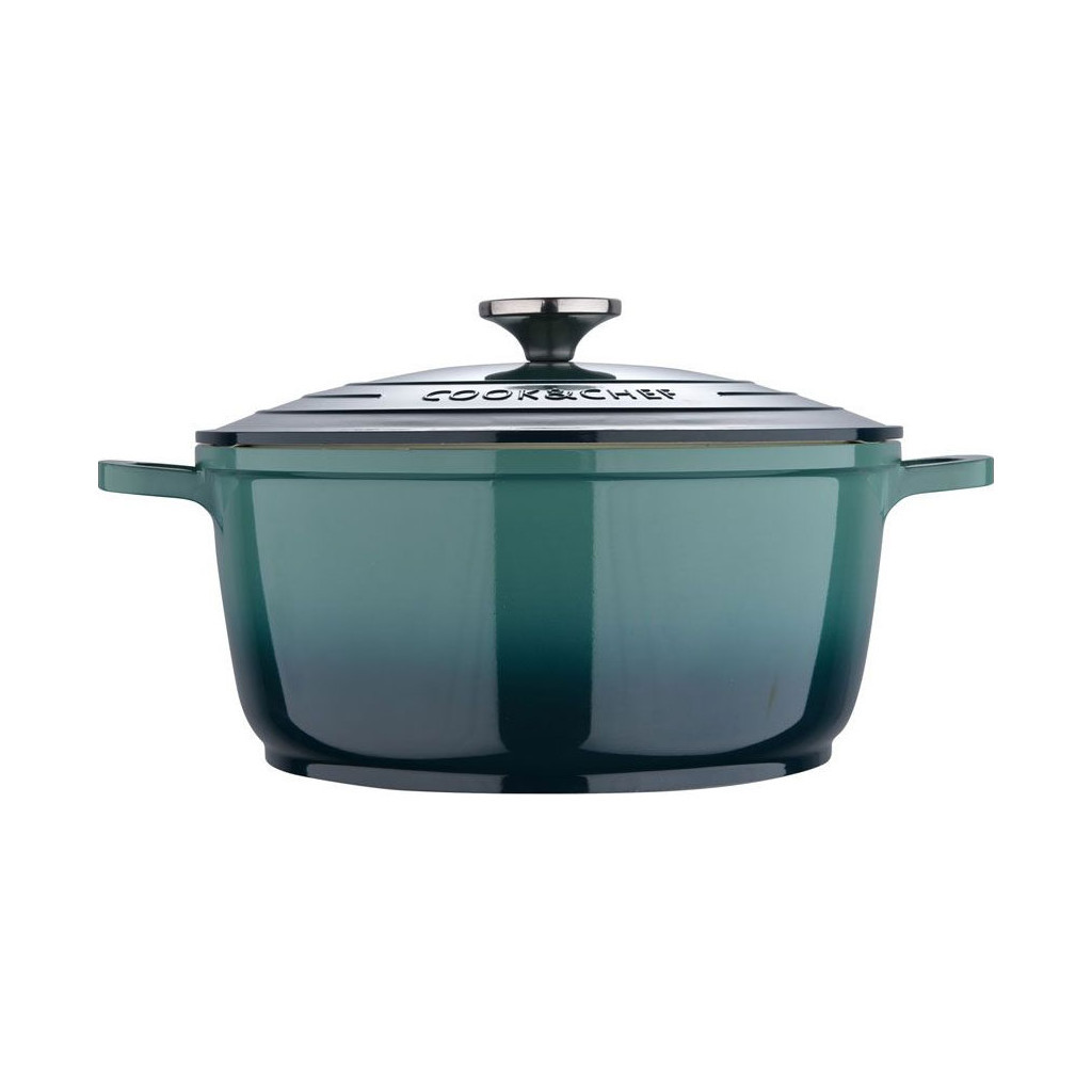 Каструля Bergner Excalibur з кришкою Зелена 4.2 л (BG-36101-GR) - зображення 2