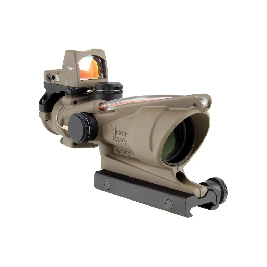 Оптичний приціл Trijicon ACOG 4x32 сітка .223 Red Chevron/RMR Type 2 3.25 MOA (TA31-D-100716) - зображення 3