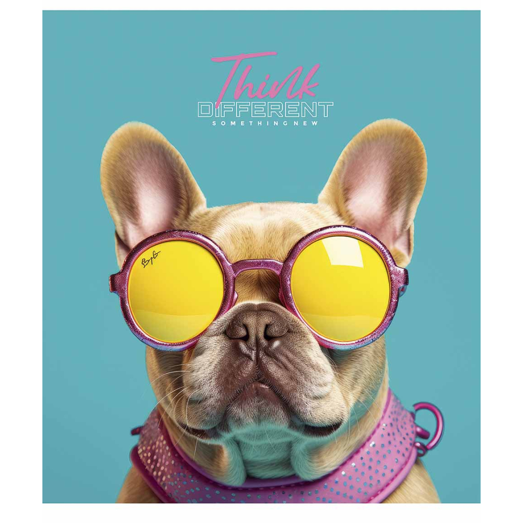 Зошит Школярик Think different 96 аркушів лінія (096-3395L) - зображення 3