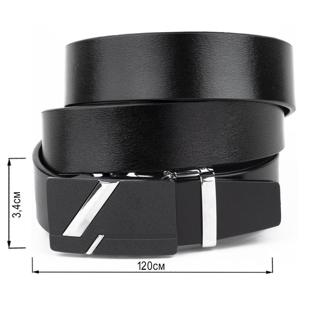 Ремінь Vintage Чоловічий Чорний (20329) - зображення 3