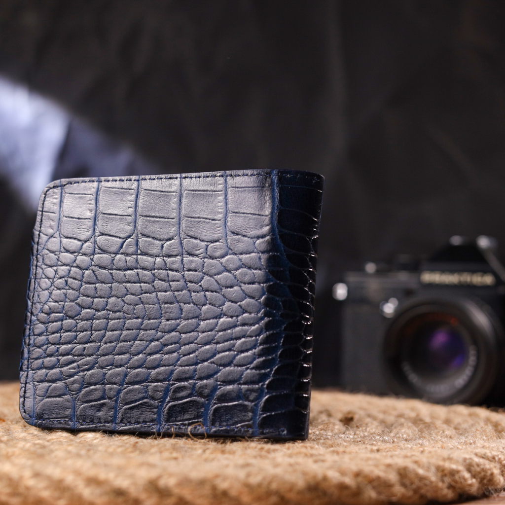 Портмоне Canpellini З натуральної шкіри Синє (21577) - зображення 9