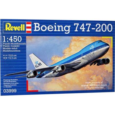 Збірна модель Revell Літак Boeing 747-200 Jumbo Jet 1:450 (3999) - зображення 1