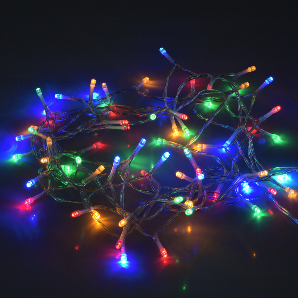 Гірлянда YES! Fun Нитка 70 LED Різнокольорова 4.9 м Статична На батарейках (975058) - зображення 3