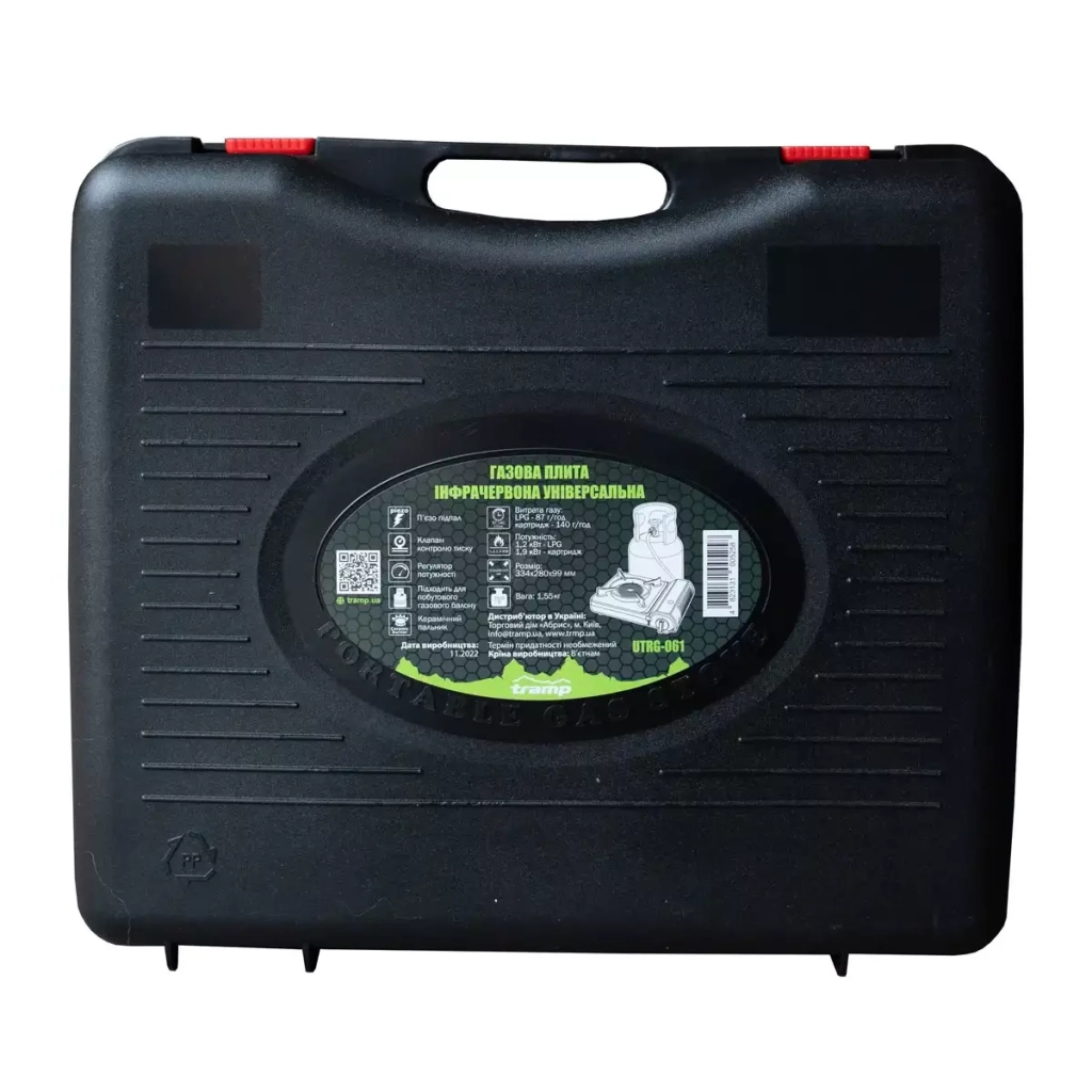 Портативна газова плитка Tramp інфрачервона з керамічним пальником (UTRG-061) - зображення 9