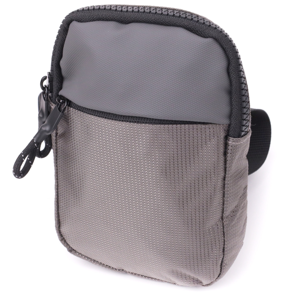 Сумка Vintage Слінг з текстилю Сіра (22869) - зображення 1