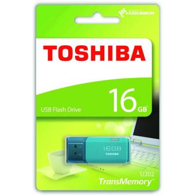 USB флеш накопичувач Toshiba 16GB Hayabusa Aqua USB 2.0 (THN-U202L0160E4) - зображення 3