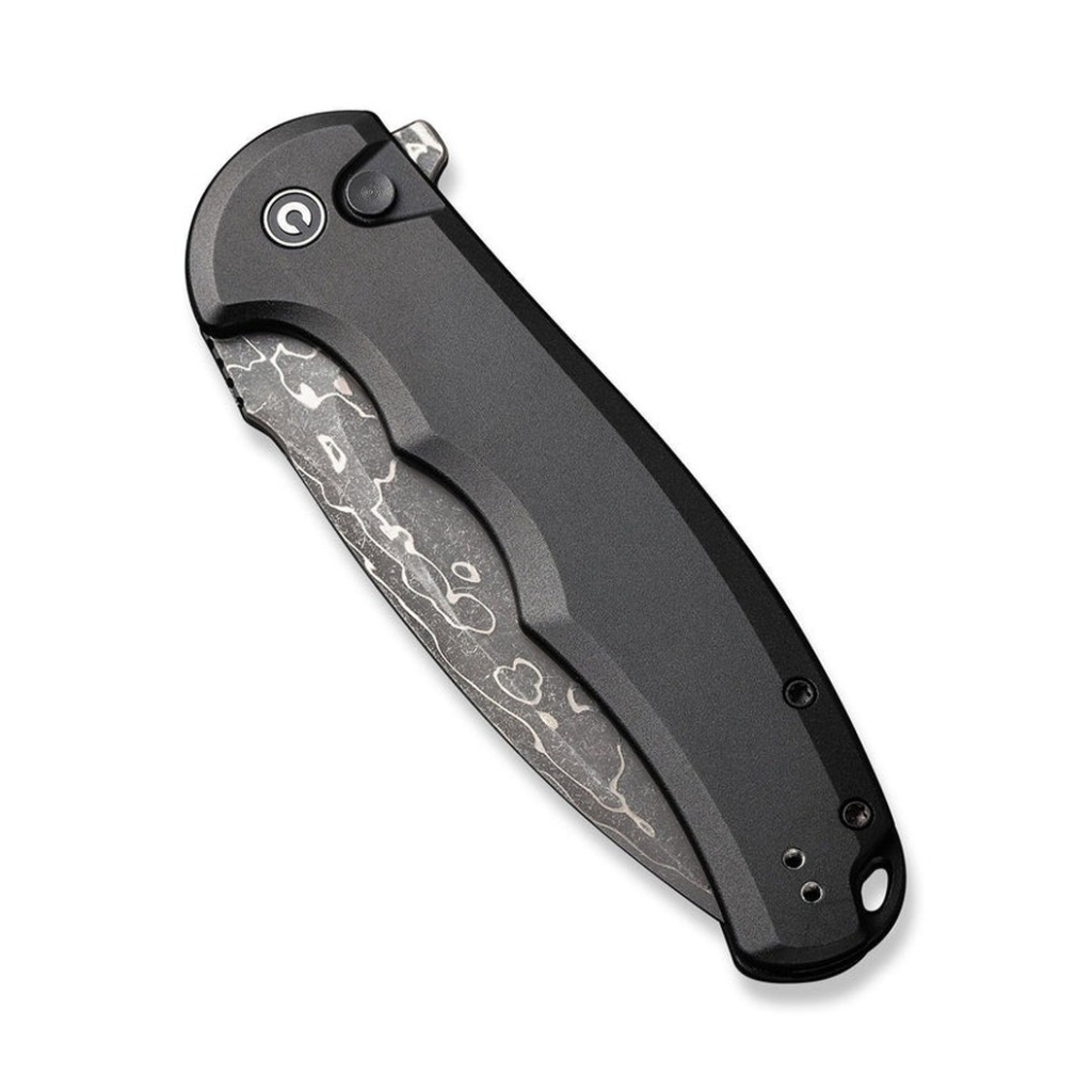 Ніж Civivi Praxis, Damascus, чорний алюміній (C18026E-DS1) - зображення 6