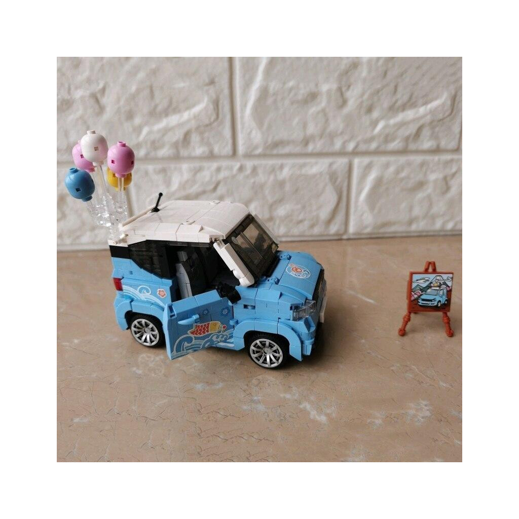 Конструктор LOZ mini Автомобіль MINI блакитний (1131) - зображення 5