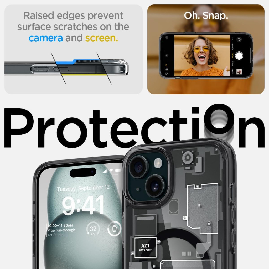 Чохол до мобільного телефона Spigen Apple iPhone 15 Ultra Hybrid MagFit Zero One (ACS06806) - зображення 7