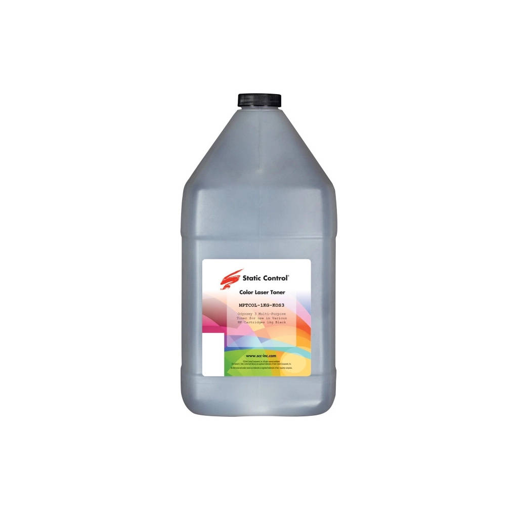 Тонер HP/Canon MPTCOL OS3 original 1кг black Static Control (MPTCOL-1KG-KOS3) - изображение 1
