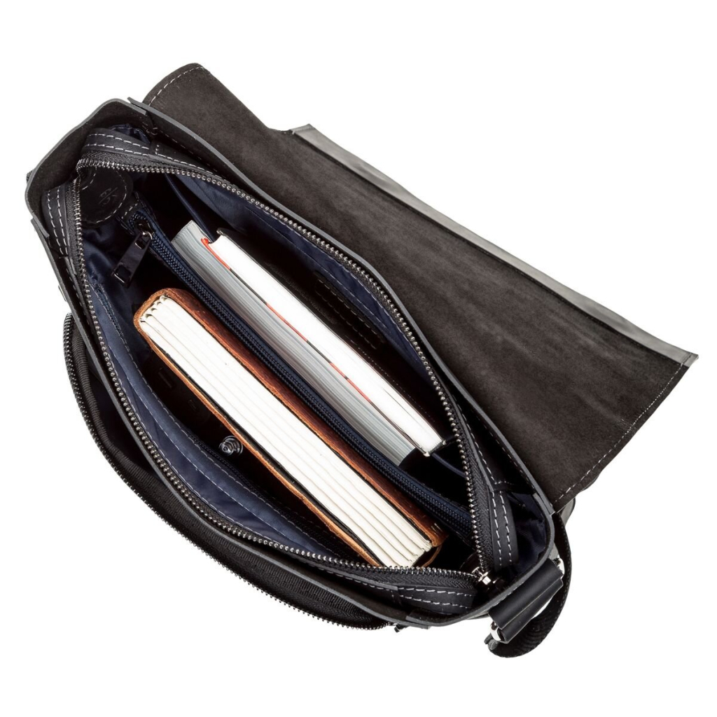 Сумка Shvigel Шкіряна Чорна (11112) - зображення 6