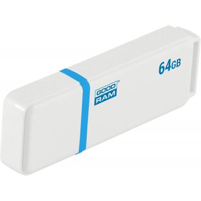 USB флеш накопичувач Goodram 64GB UMO2 White Graphite USB 2.0 (UMO2-0640WER11) - зображення 2