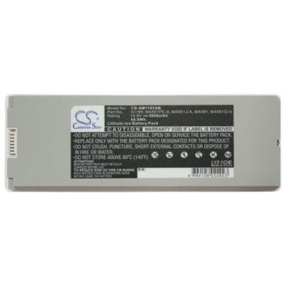 Акумулятор до ноутбука AlSoft Apple A1185 5000mAh 6cell 10.8V Li-ion (A41912) - зображення 1