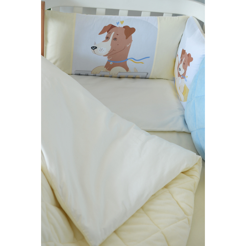 Дитячий постільний набір Верес "Velour Friendly Pes" (5 од ) (218.13) - зображення 4