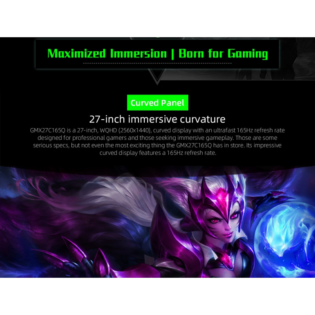 Монітор Gamemax GMX27C165Q - зображення 10