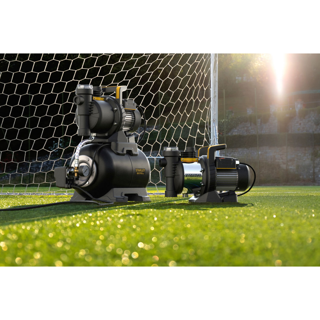 Насосна станція Stanley безщіткова, 0.9 кВт, для чистої води, 3300 л/год (SXGP900XFBE) - зображення 2