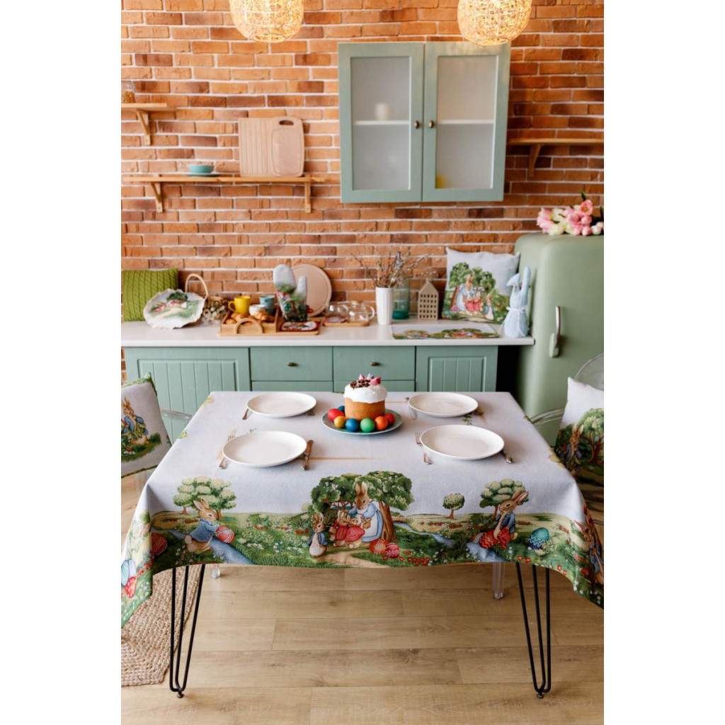 Скатертина Прованс гобеленова Галявина 135х180 см (034105) - зображення 6