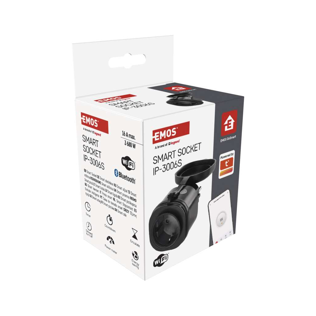 Розумна розетка WIFI P5532 GoSmart, IP44 EMOS (P5532) - изображение 10