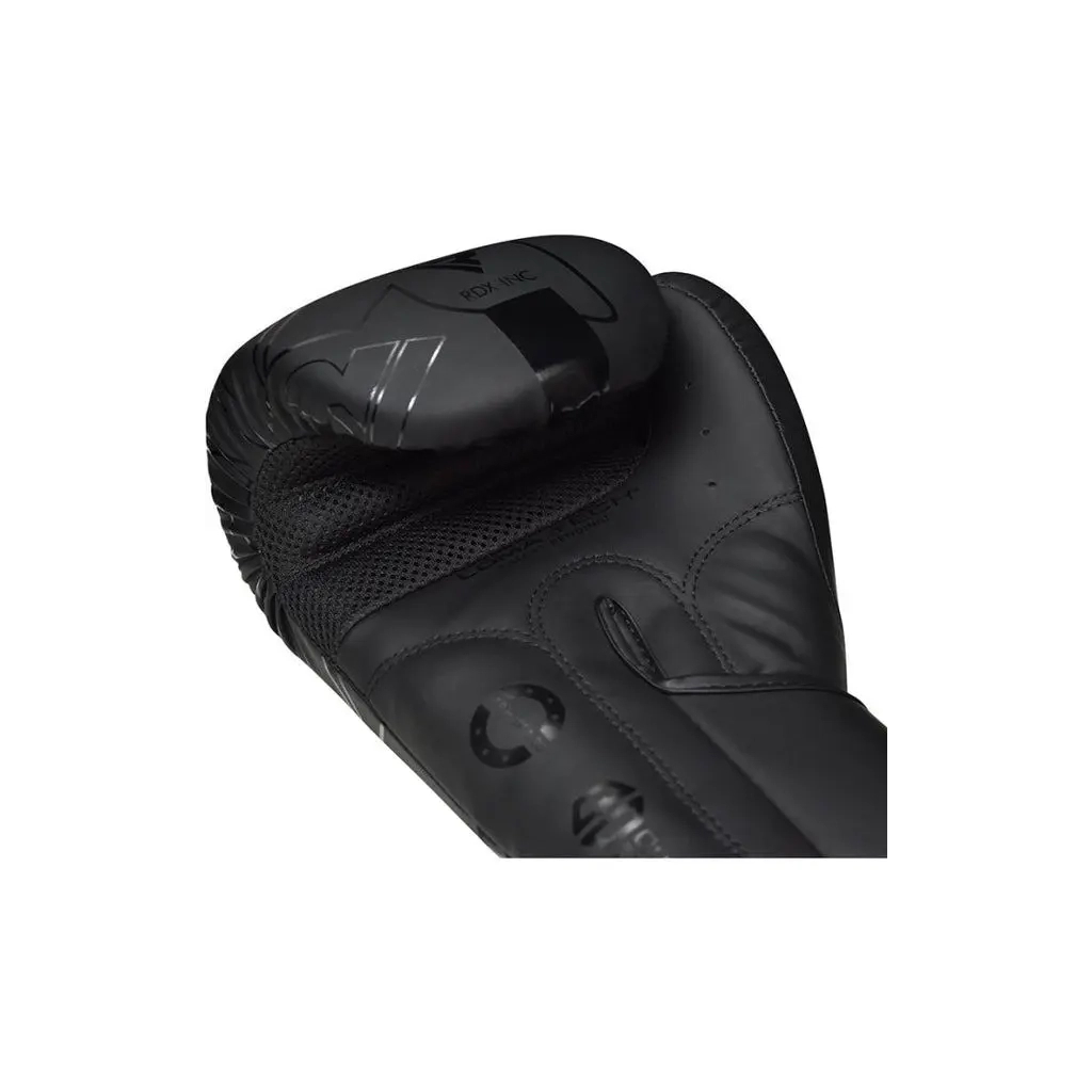 Боксерські рукавички RDX F6 Kara Matte Black 16 унцій (BGR-F6MB-16OZ) - изображение 8