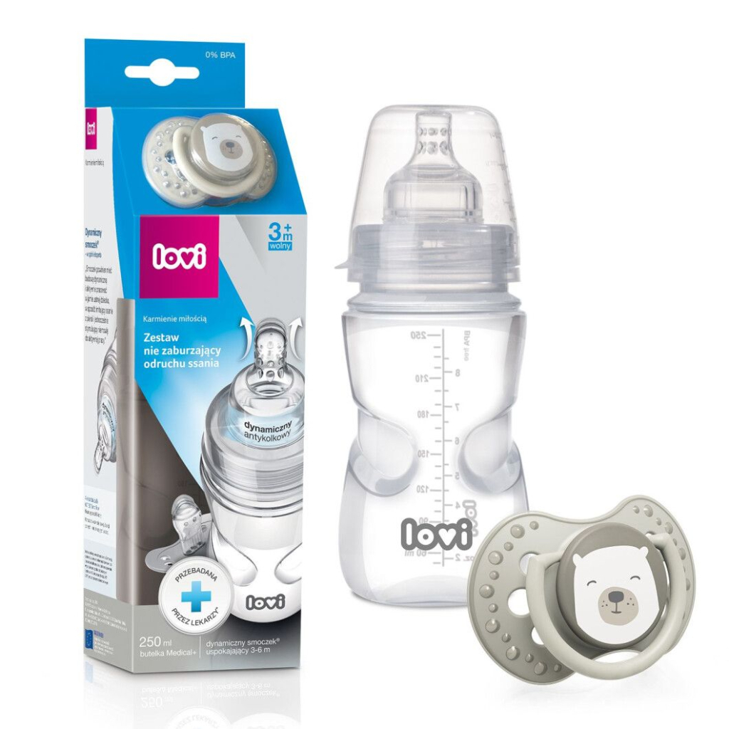 Пляшечка для годування Lovi Захист рефлексу ссання Buddy Bear 250 мл (0205exp) - зображення 2