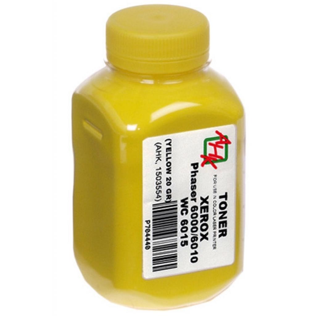 Тонер Xerox Ph6000/6010/WC6015, 20г Yellow AHK (1503554) - зображення 1