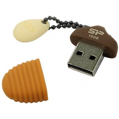 USB флеш накопичувач Silicon Power 16GB Touch T30 Huzelnut USB 2.0 (SP016GBUF2T30V1E) - зображення 4