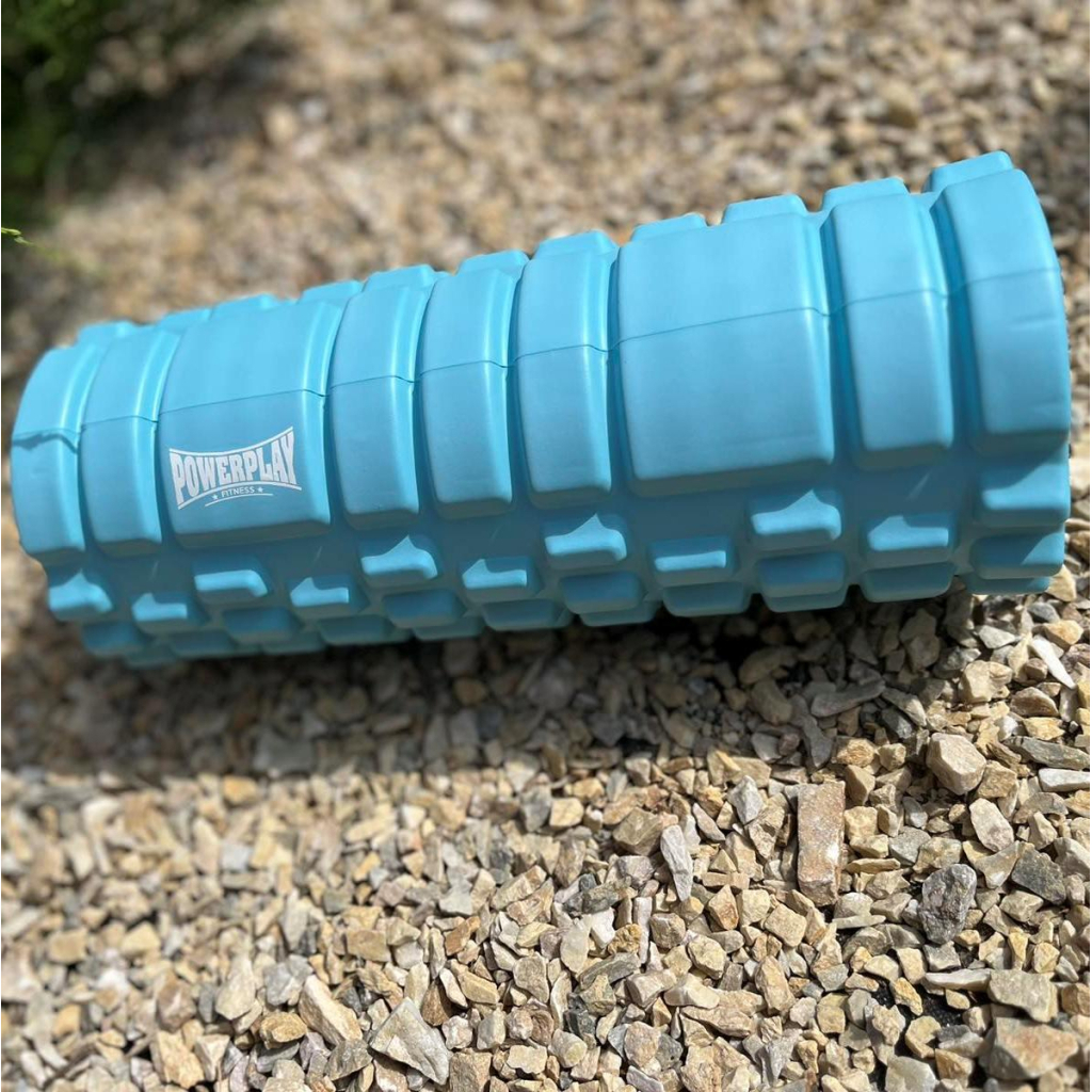 Масажний ролик PowerPlay 4025 Massage Roller 33x14см Синій (PP_4025_Blue) - зображення 9