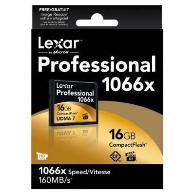 Карта пам'яті Lexar 16Gb Compact Flash 1066x Professional (LCF16GCRBEU1066) - зображення 2
