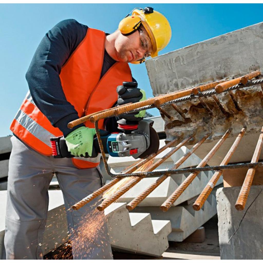 Шліфувальна машина Bosch Professional GWS 18V-10 C акумуляторна (0.601.9G3.10D) - зображення 2