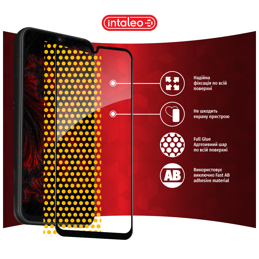 Скло захисне Intaleo Full Glue Samsung A25 5G Black (1283126574931) - зображення 7