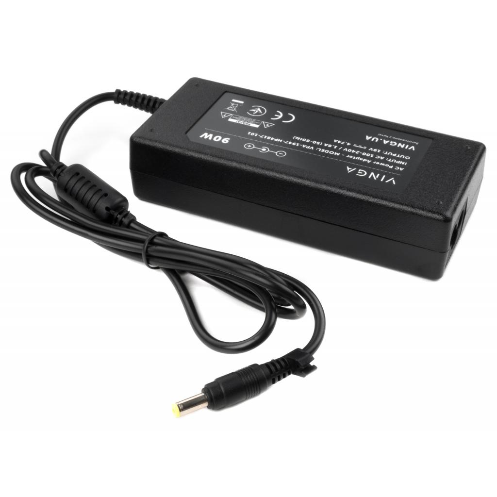 Блок живлення до ноутбуку Vinga HP 90W 19V 4.74A 4.8*1.7 (VPA-1947-HP4817-101) - зображення 2