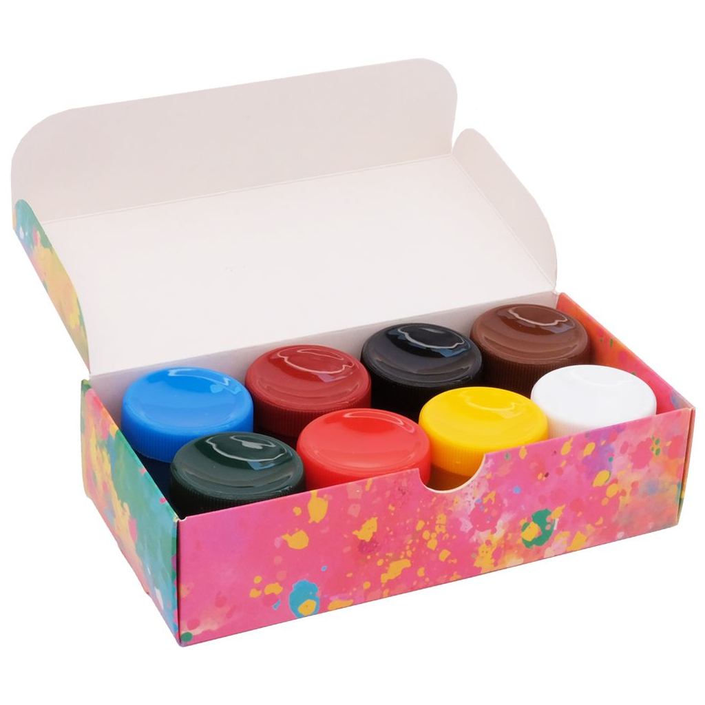 Гуашеві фарби Школярик Genius 8 кольорів по 20 мл (83112903-UA) - зображення 2