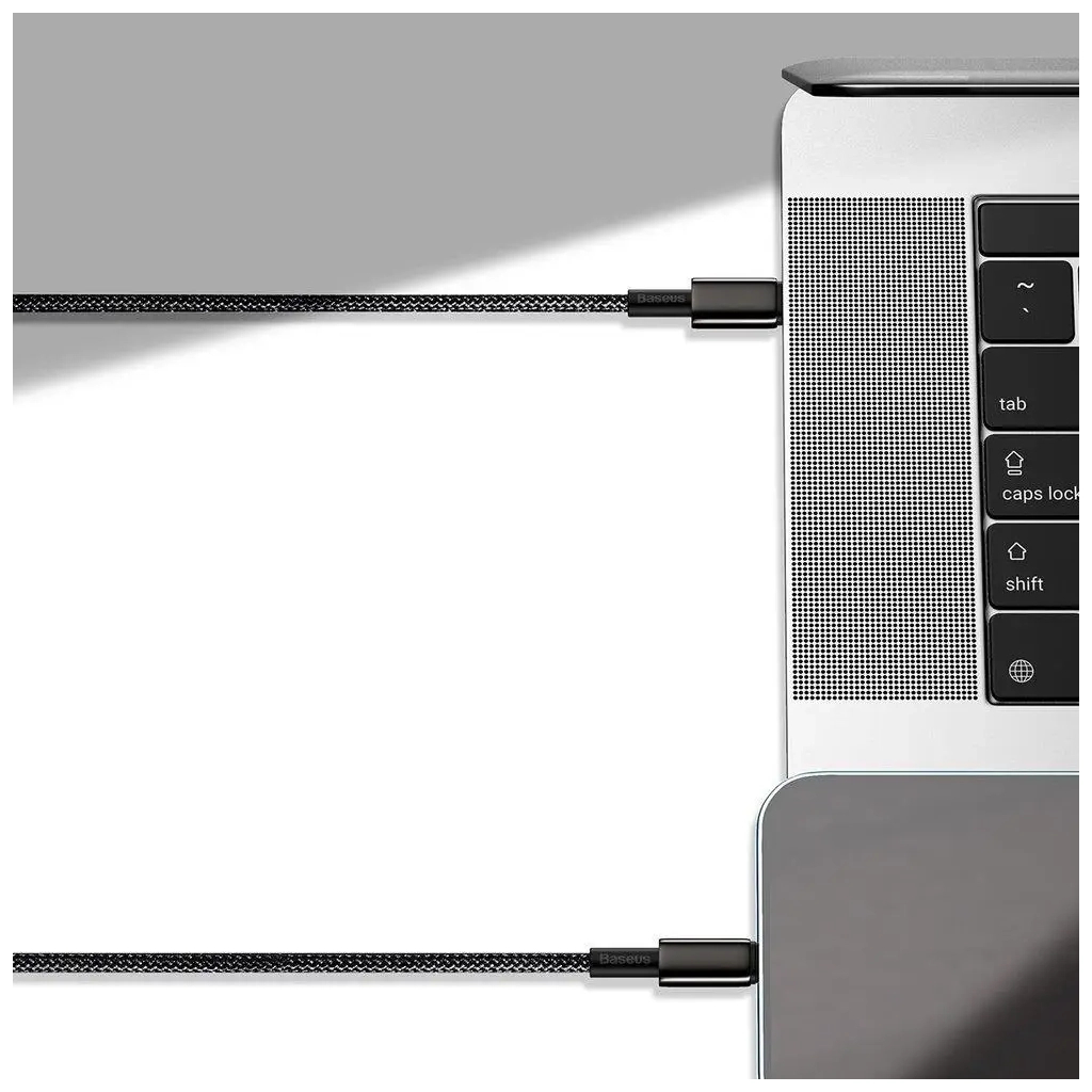 Дата кабель USB-C to USB-C 1.0m 100W black Baseus (CATWJ-01) - зображення 8