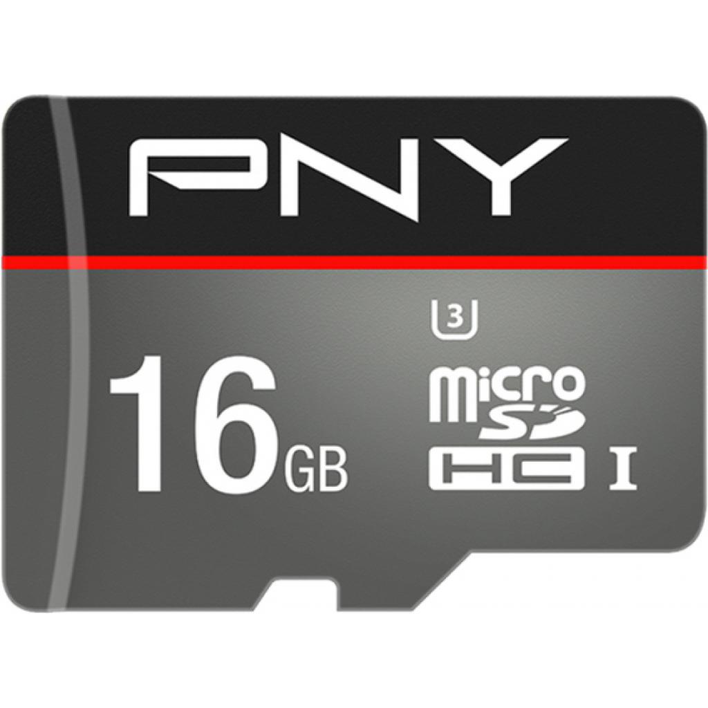 Карта пам'яті PNY flash 16GB microSDHC class 10 UHS-I Turbo (SDU16GTUR-1-EF) - зображення 2