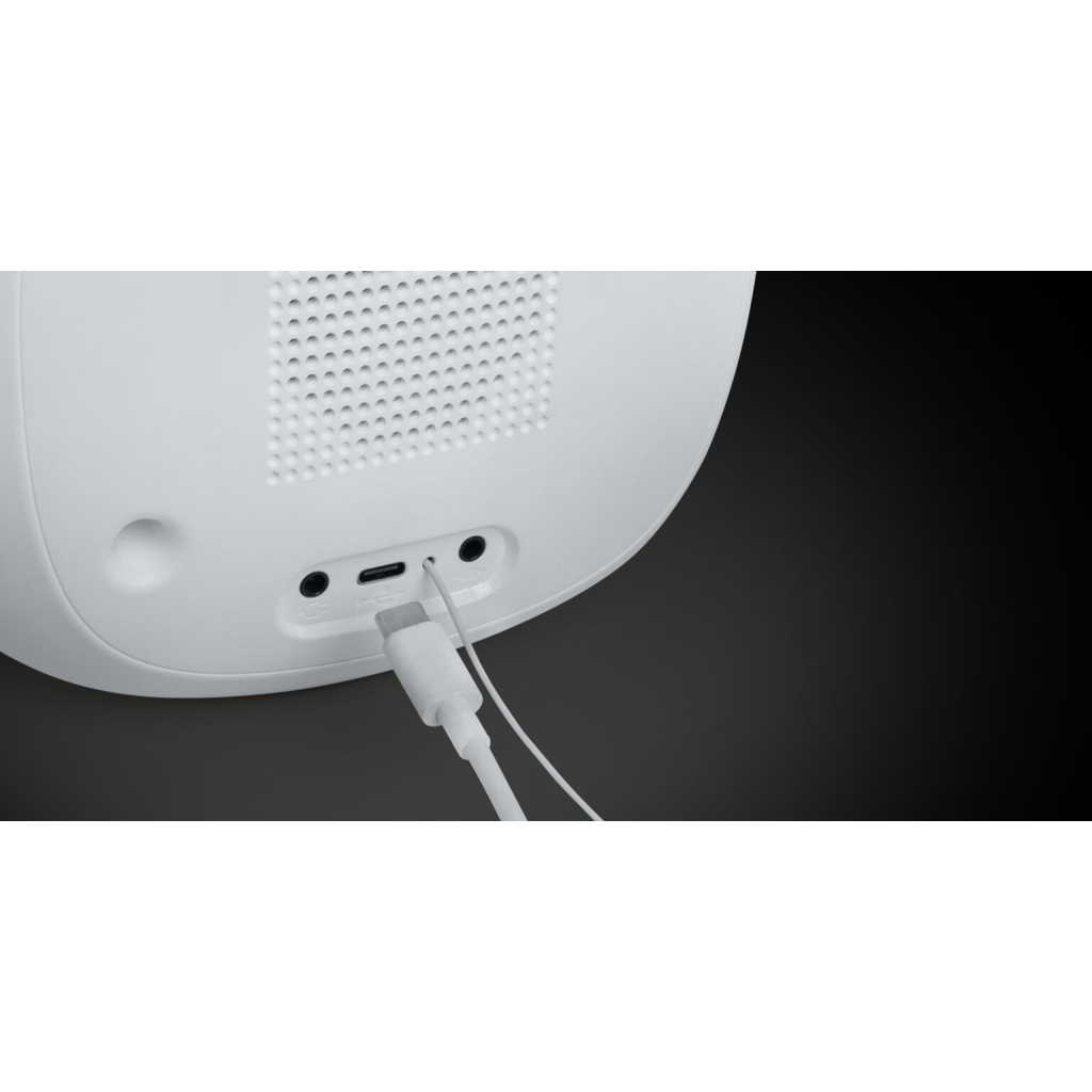 Настільний годинник Muse Радіо-годинник з USB білий (ML-198 CR) - зображення 8