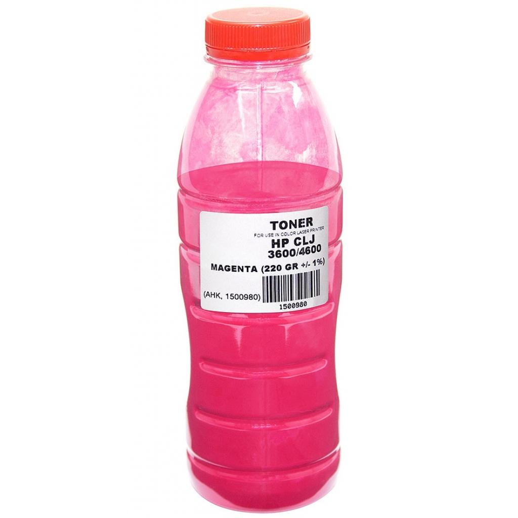 Тонер HP CLJ 4600/4650, Canon LBP-2510/5500, 220г Magenta AHK (1500980) - зображення 1