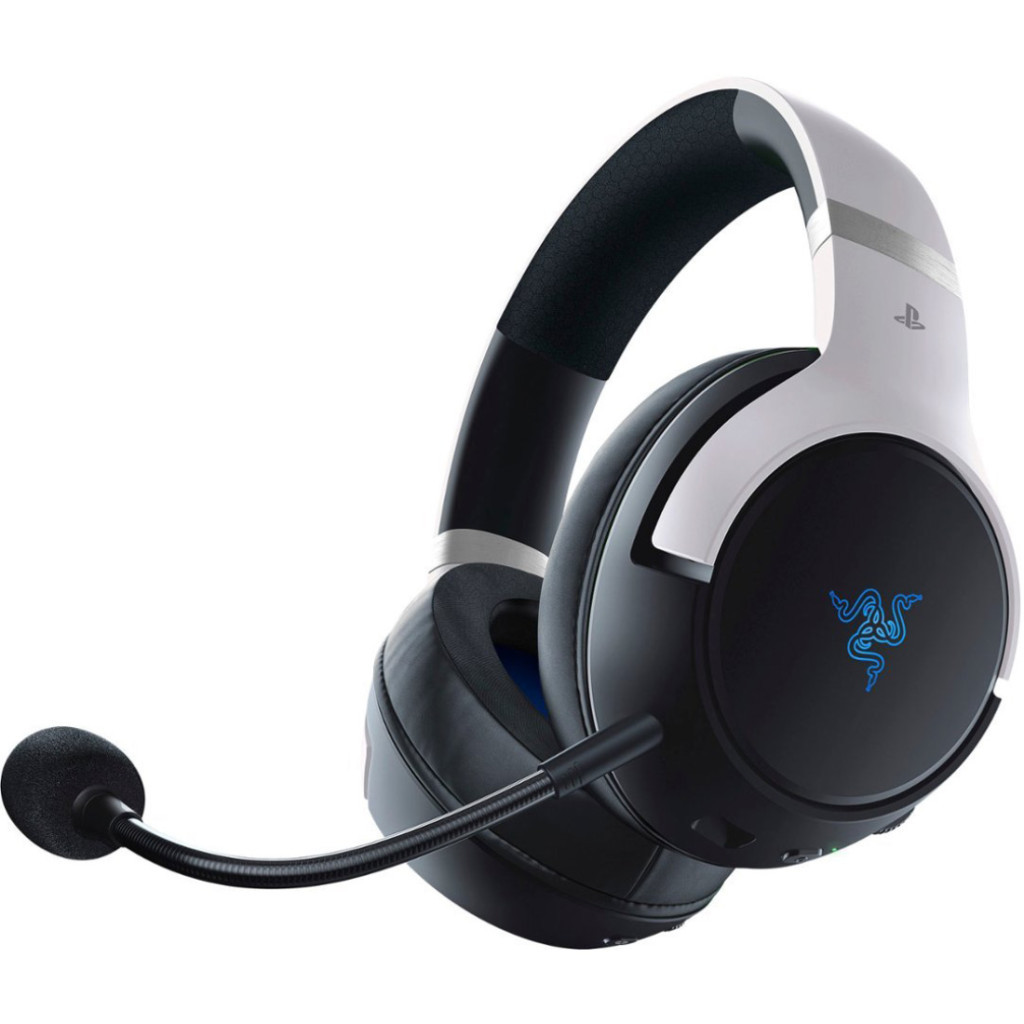Навушники Razer Kaira Pro Hyperspeed for PS5 Bluetooth White-Black (RZ04-04030200-R3G1) - зображення 1