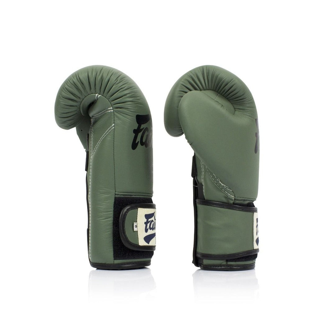 Боксерські рукавички Fairtex BGV11 Green 10 унцій (бинти в комплекті) (BGV11_10oz_Green) - зображення 5