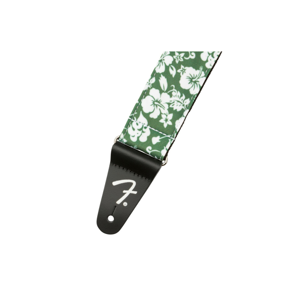 Ремінь для гітари Fender Strap 2" Hawaiian Straps Green Floral (236946) - зображення 2