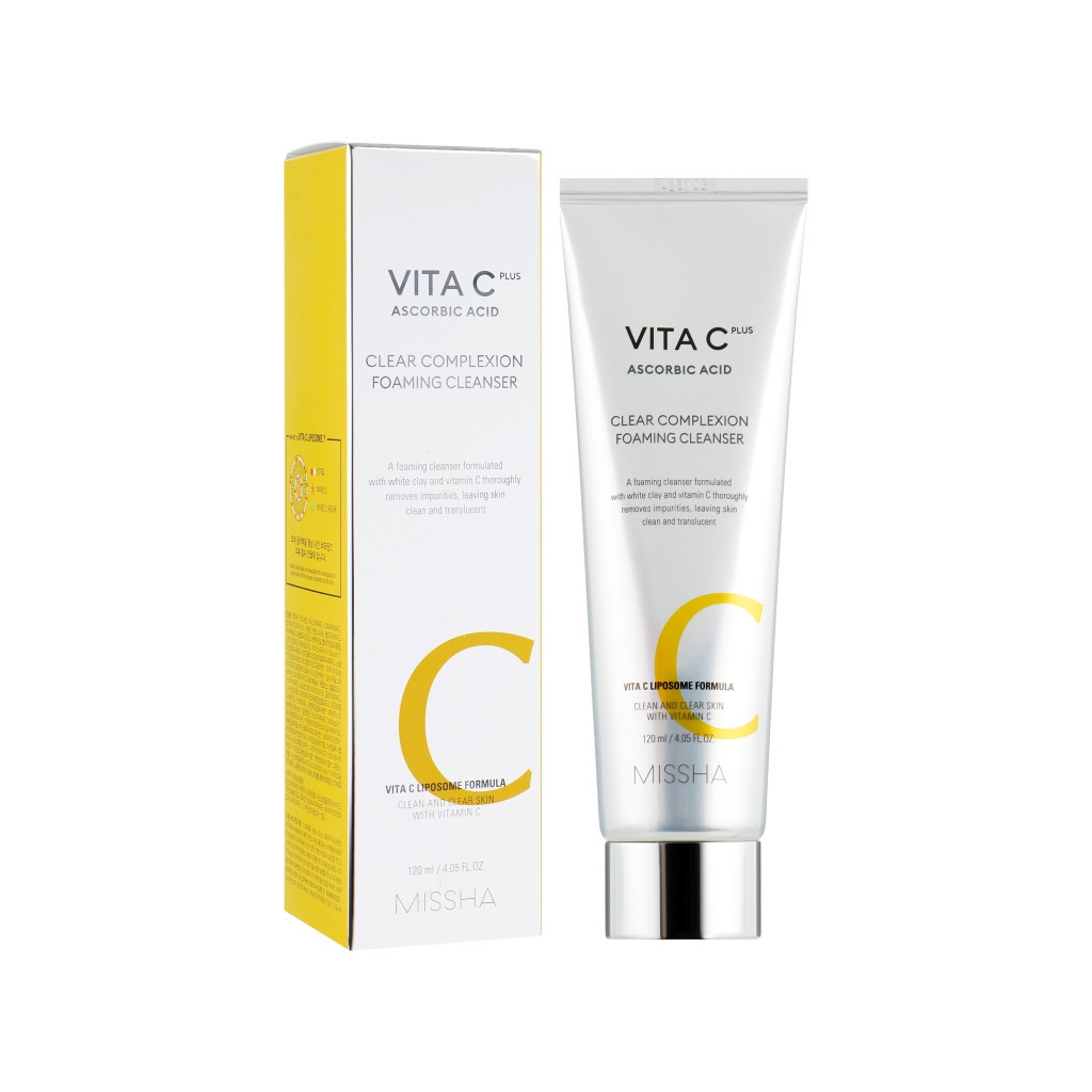 Пінка для вмивання Missha Vita C Plus Clear Complexion Foaming Cleanser 120 мл (8809643523479) - зображення 1