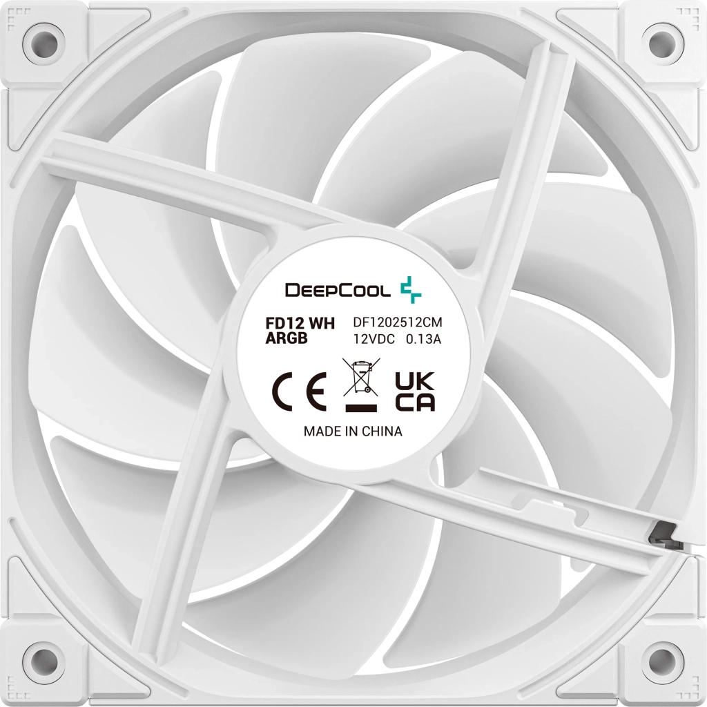 Кулер до корпусу Deepcool FD12 ARGB WH-3 IN 1 (R-FD12-WHAPN3-G) - зображення 7