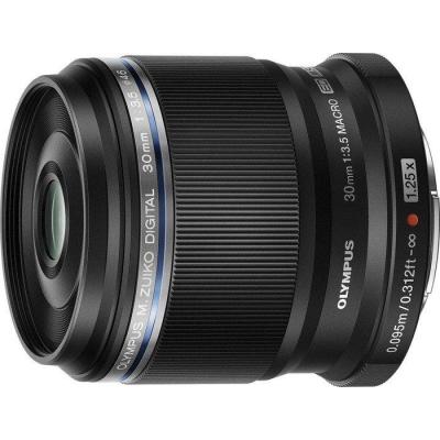 Об'єктив Olympus ED 30mm 1:3.5 Macro Black (V312040BW000) - зображення 1