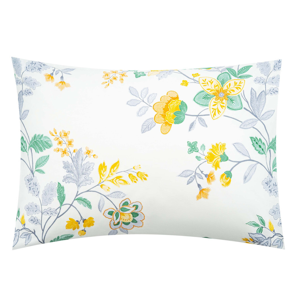 Постільна білизна Ardesto Gloria сатин квіти зелений полуторний 160х220 (ART1622FE) - зображення 5